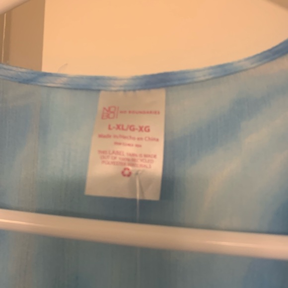 Swimsuit Cover Up - blue (sheer) - Picture 5 of 5